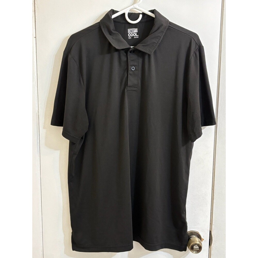 Men's 32 Degrees Cool Polo L Black